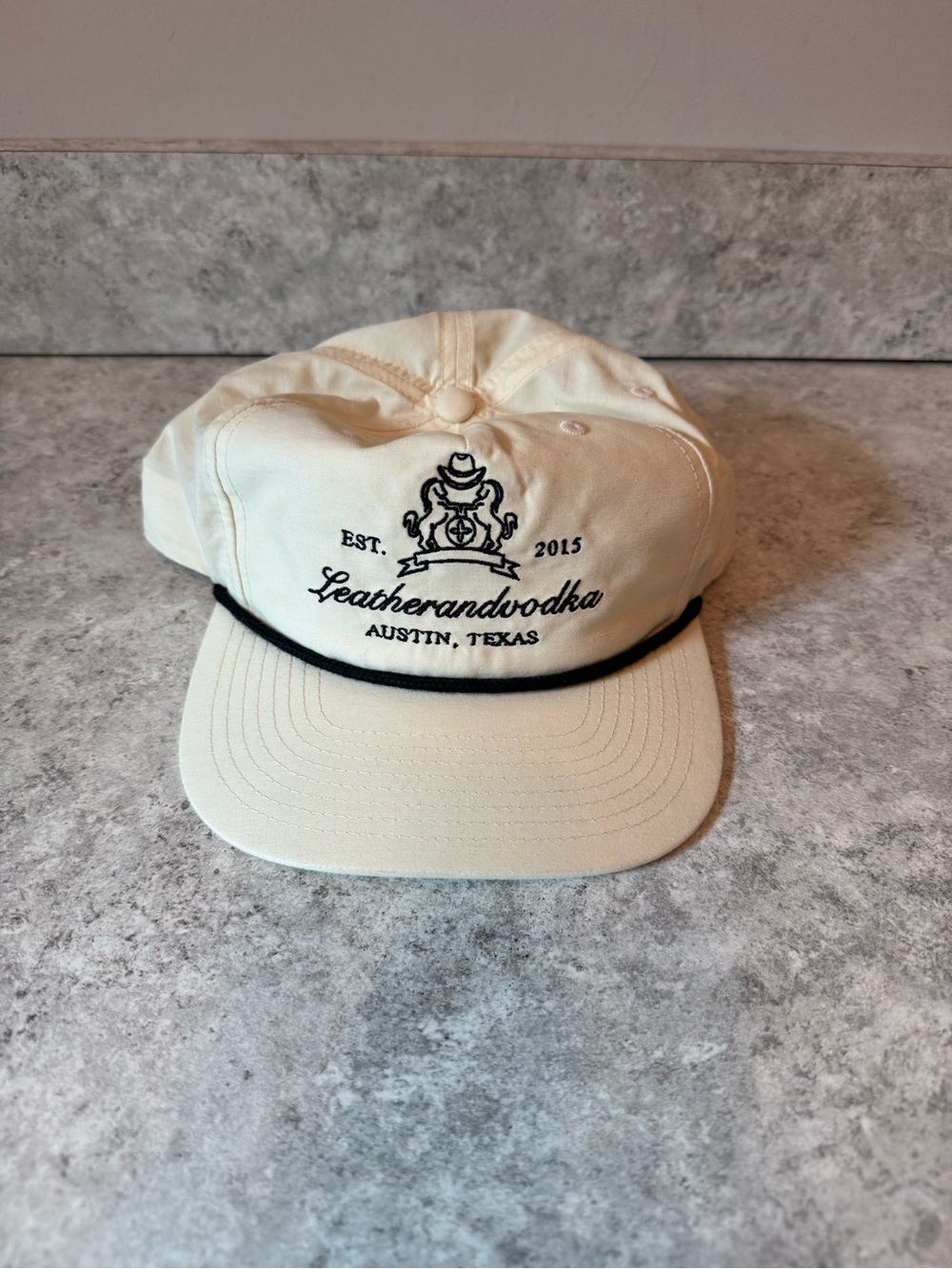 Leather and Vodka Grandpa Hat